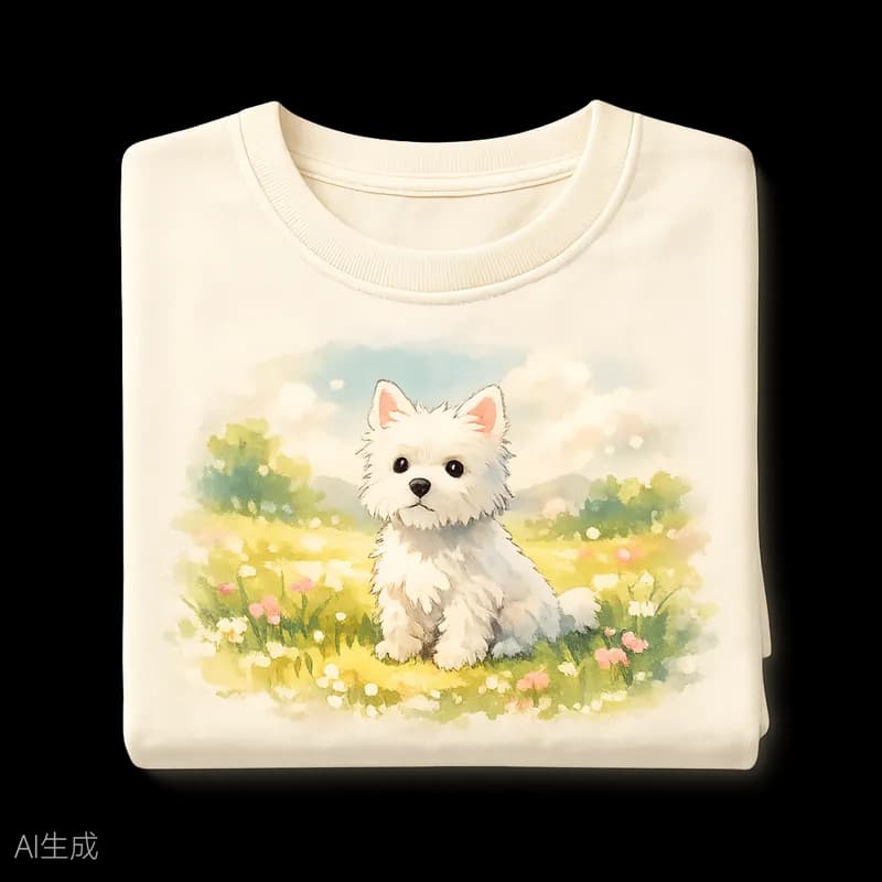 T-shirt star — photo landing milou.pet