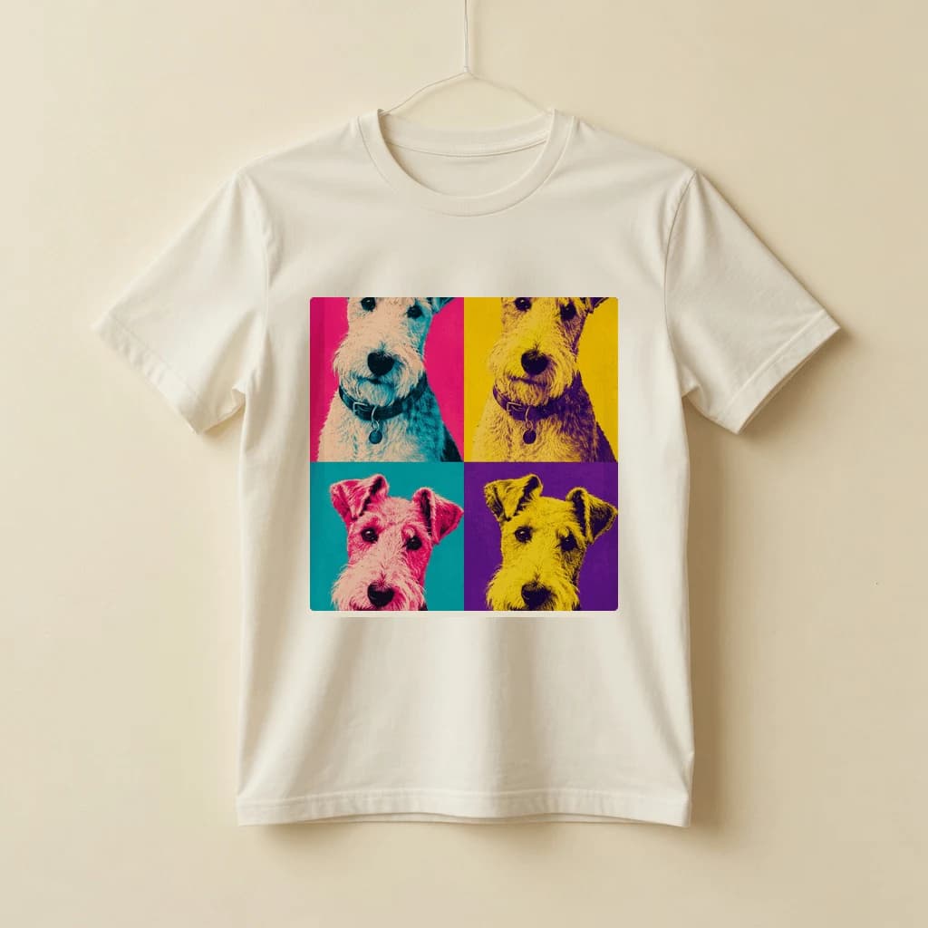 T-shirt star avec portrait animal personnalisé